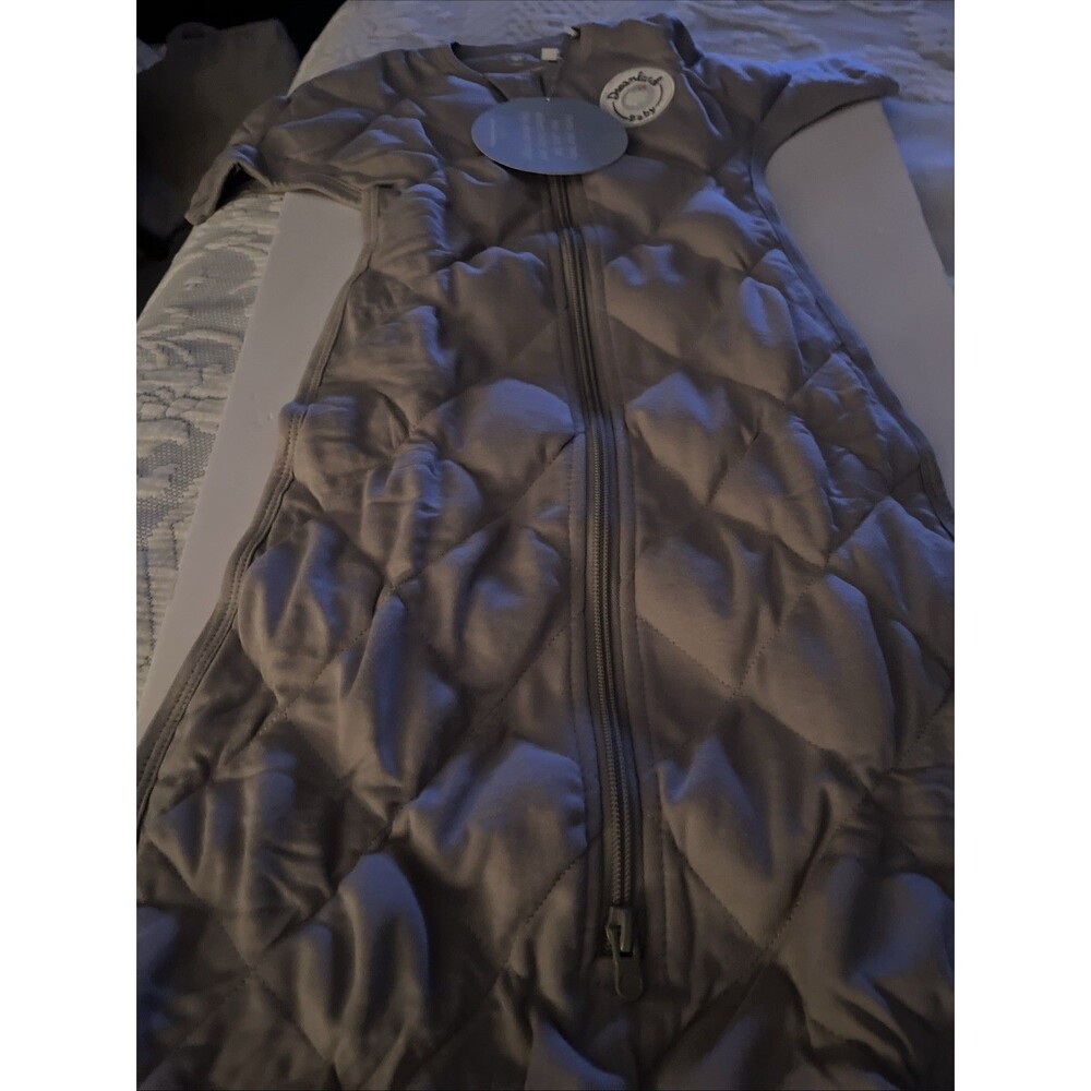 Quilted Zip Up Sleep Sack Gray 3-6 Months